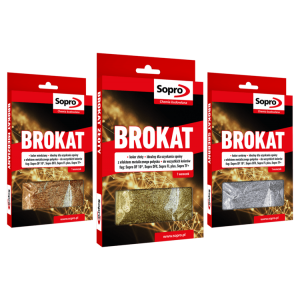 Sopro Brokat AG – Металлизированные блестки (глиттеры) для фуги, серебристый цвет, 100гр.