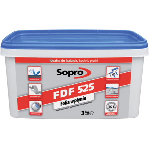 Sopro FDF 525 – Высоко эластичная гидроизоляционная мастика для внутренних работ, 3-20 кг.