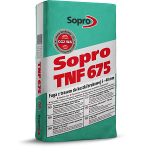 Sopro TNF – Эластичная, быстросхватывающаяся затирка для натурального камня, от 5 до 40 мм, 25 кг.